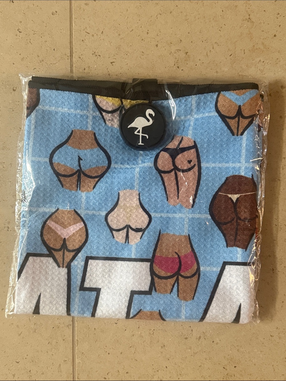 Logie Joes ( I Eat Ass Golf Towel with magnetic )